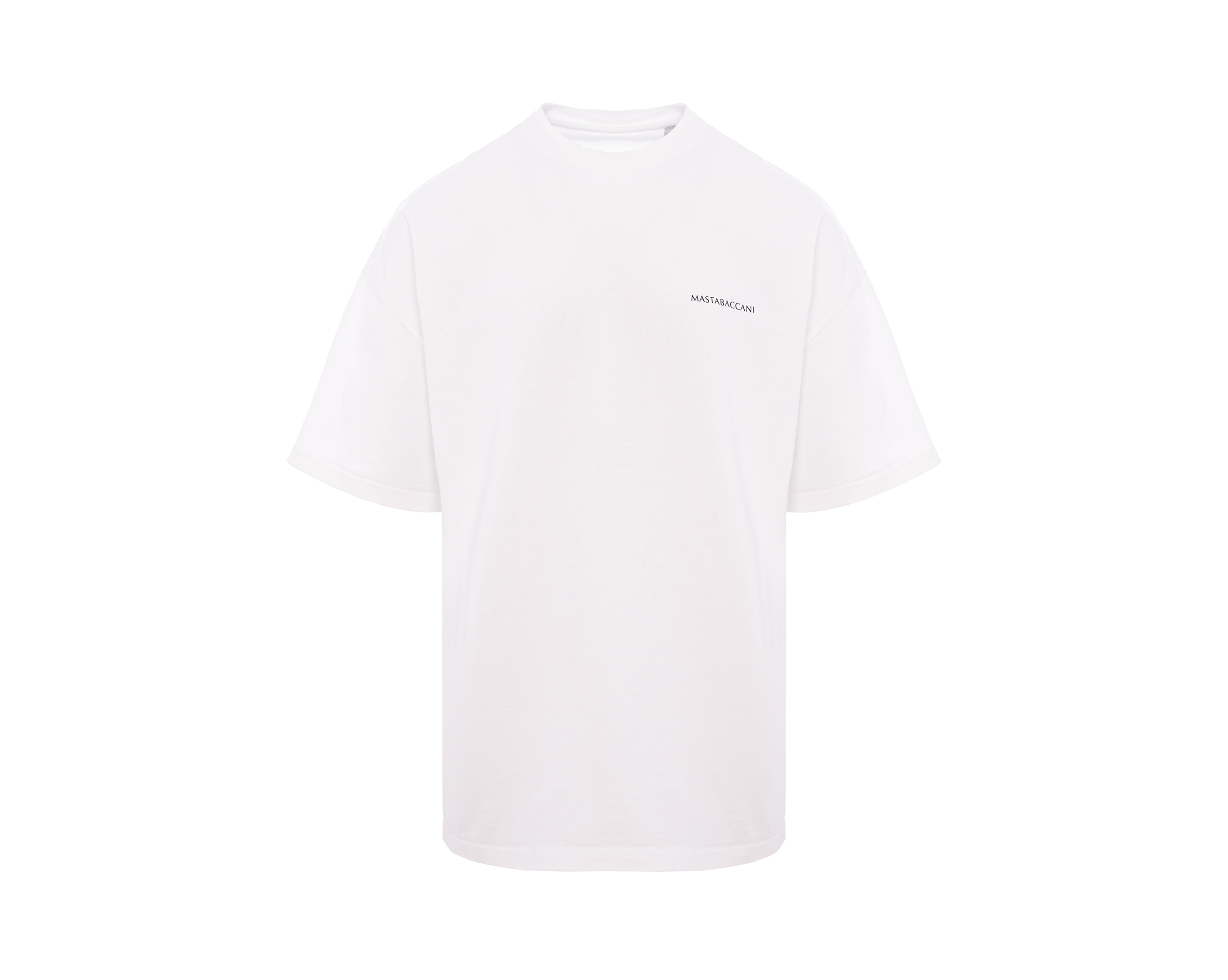 PRINTED UNISEX WHITE TEE