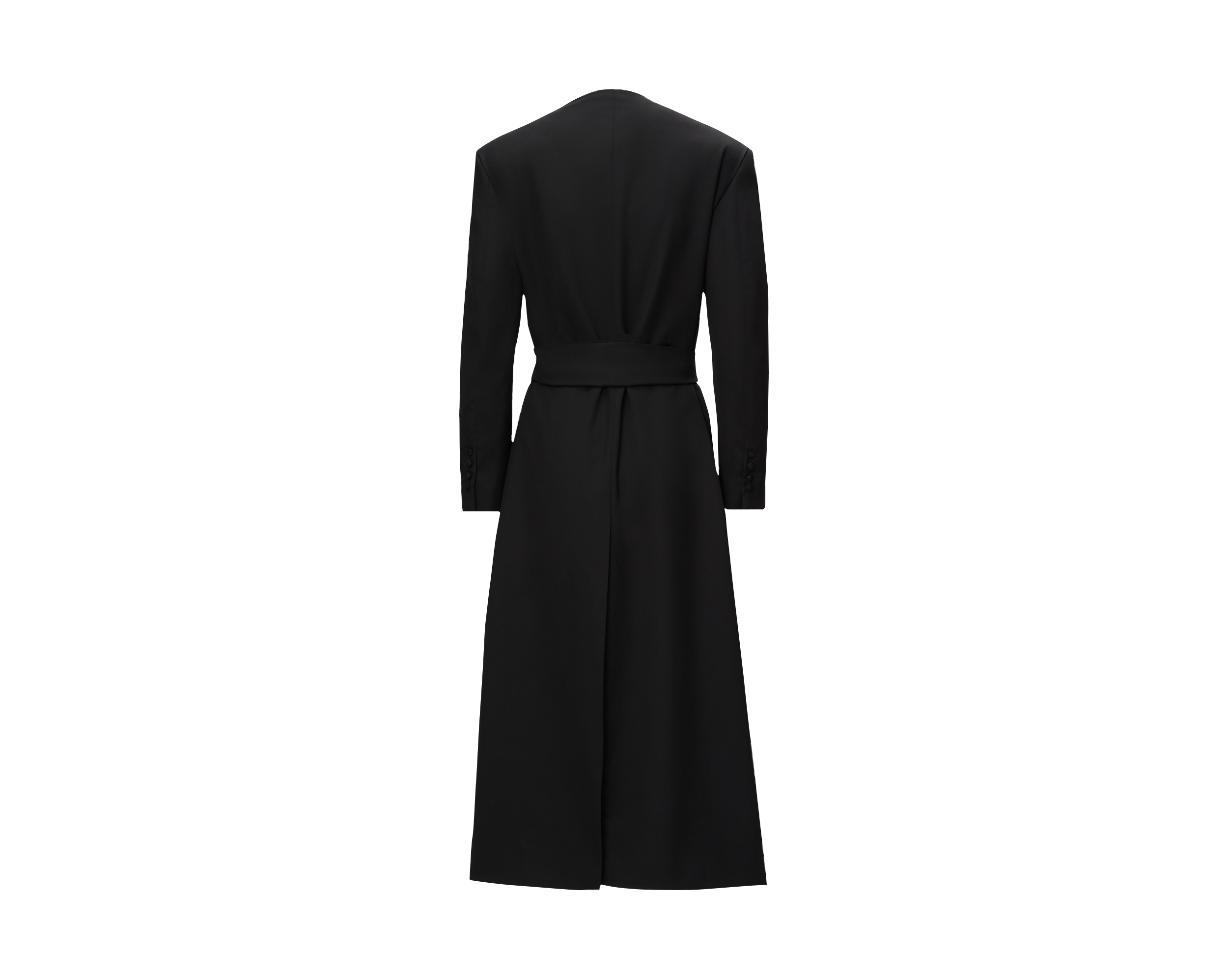 BLACK BLAZER TRENCH