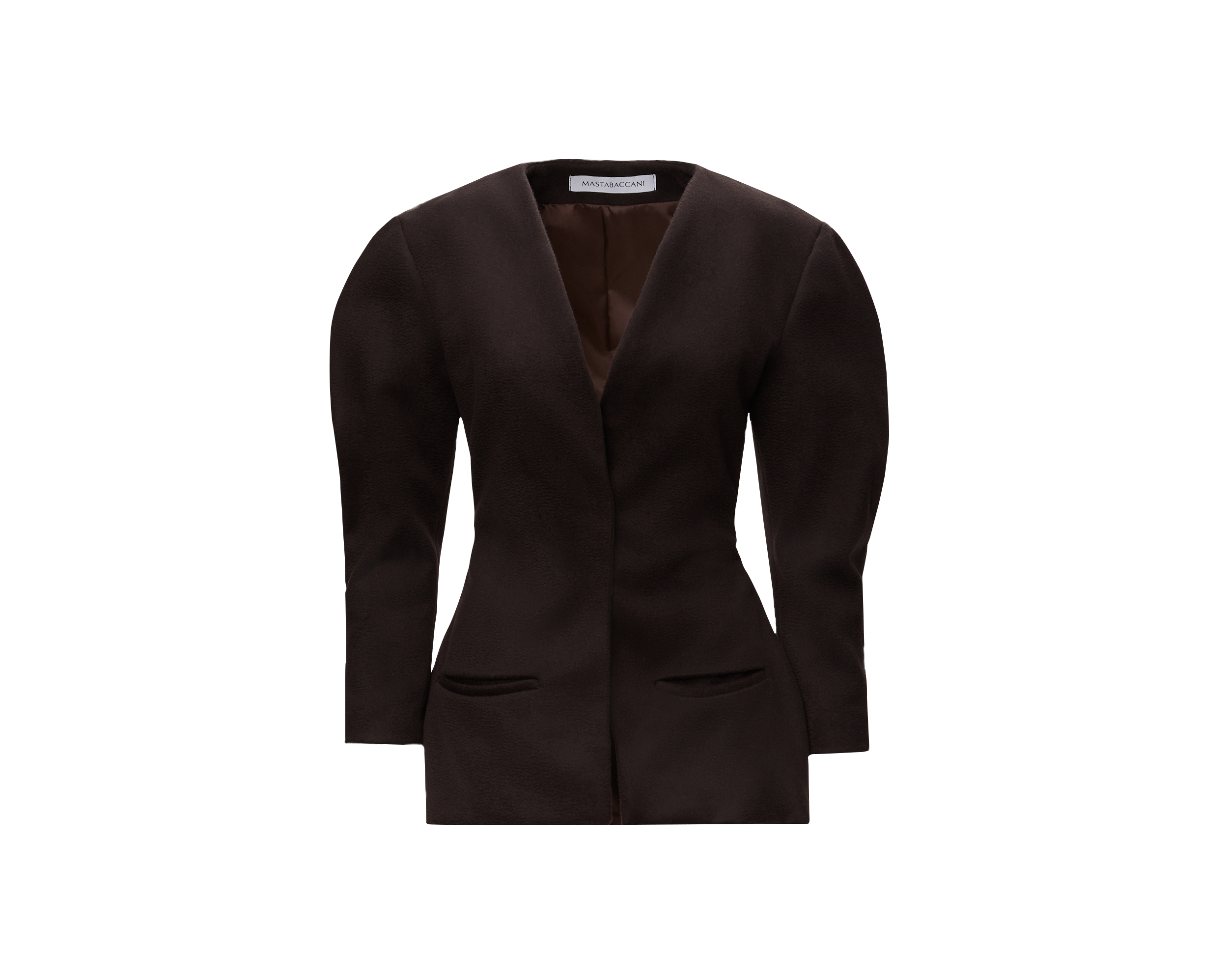 BROWN CASHMERE JACKET