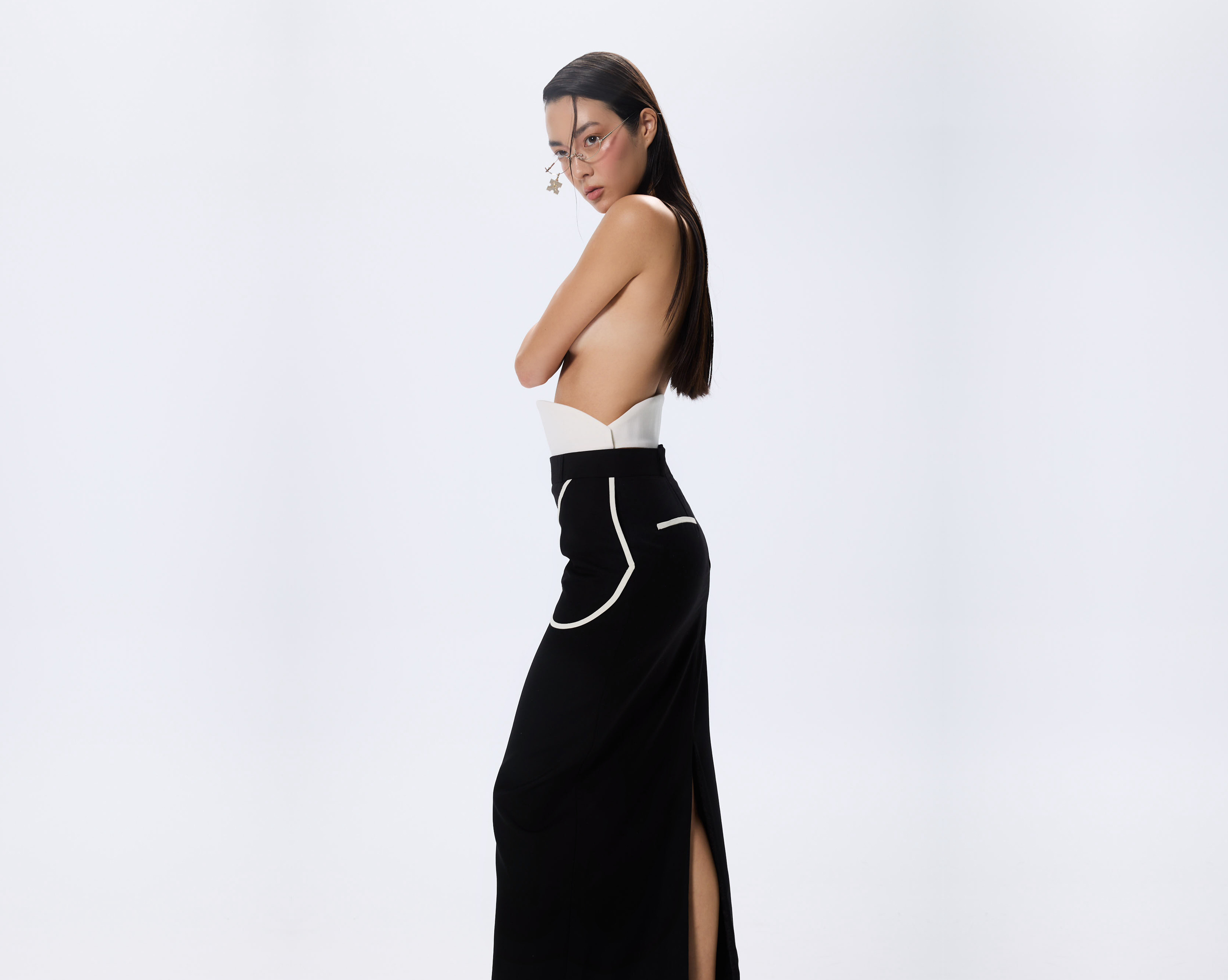 PUZZLE LONG SKIRT