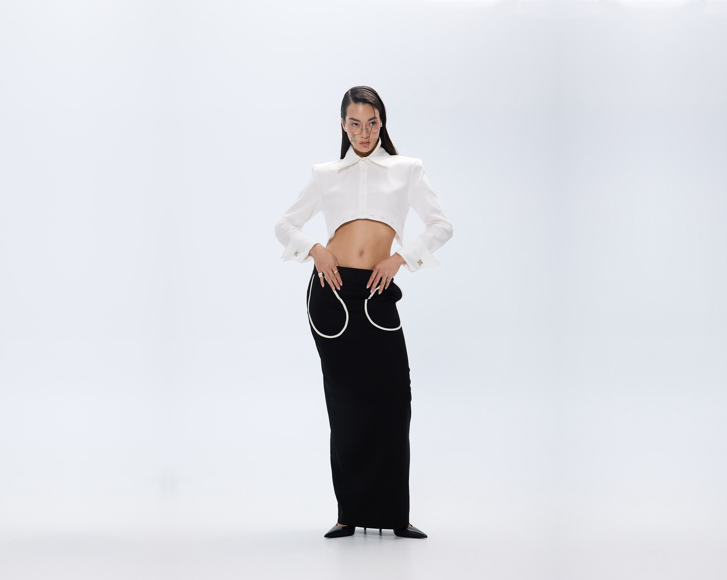PUZZLE LONG SKIRT