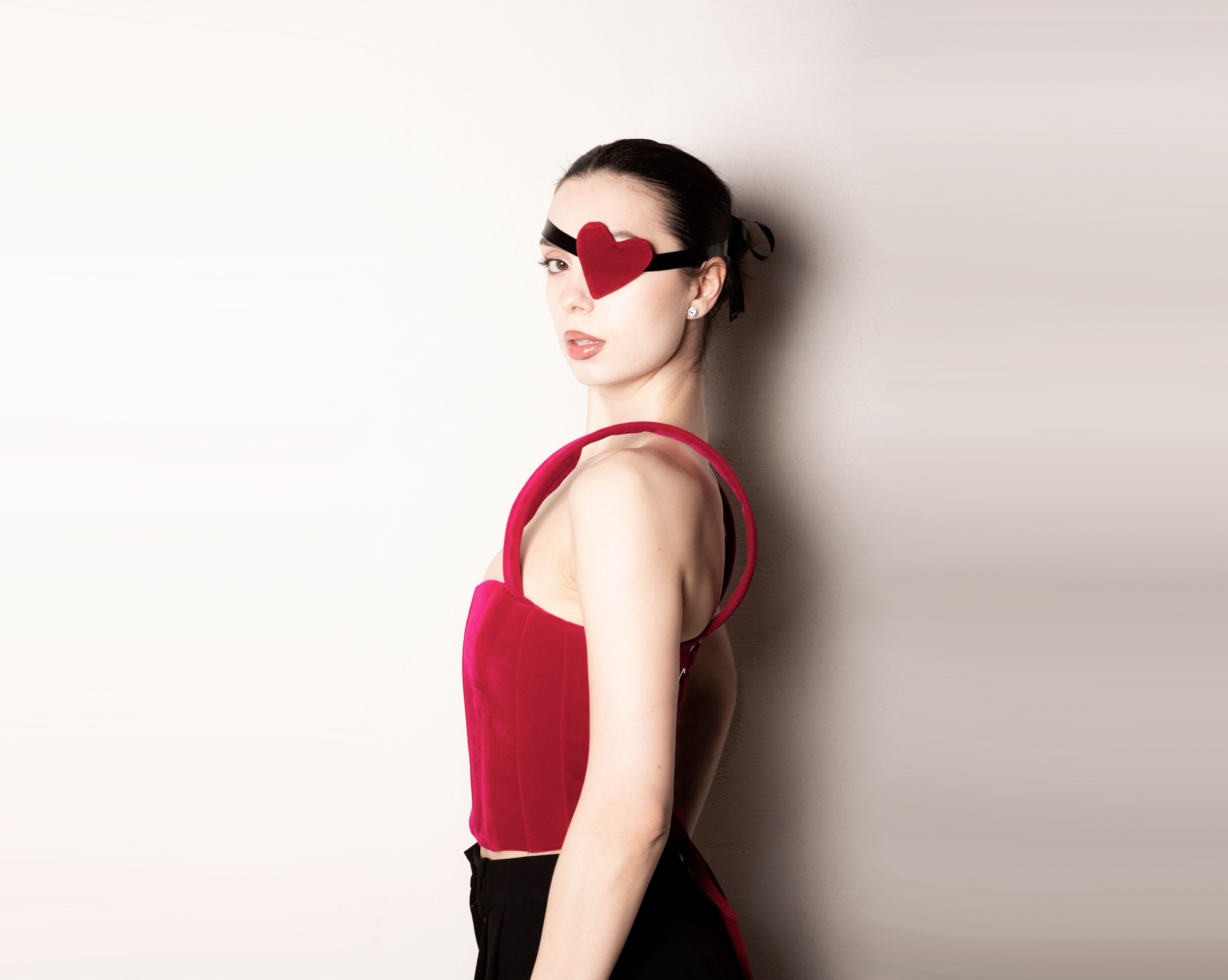 RED VELVET CORSET
