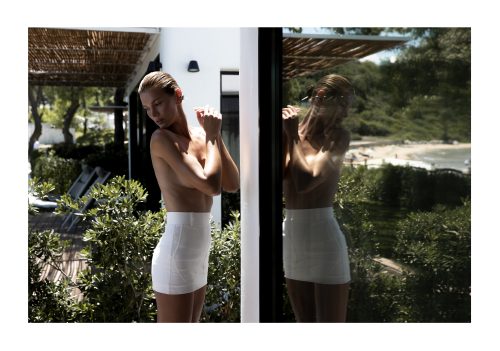 IVORY MINI SKIRT